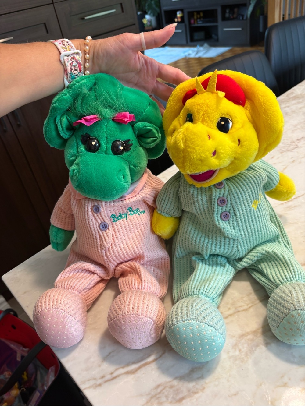 Barney’s Friends BJ & Baby Bop In Their Jammies From The 1990’s